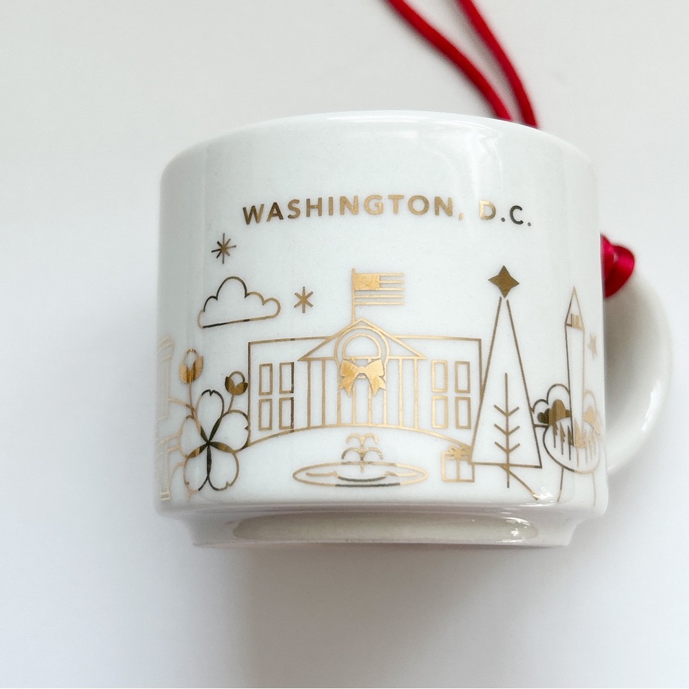 2014 Starbucks You Are Here Washington DC Demitasse Espresso Coffee Cup EPC